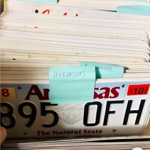 Arkansas License Plate